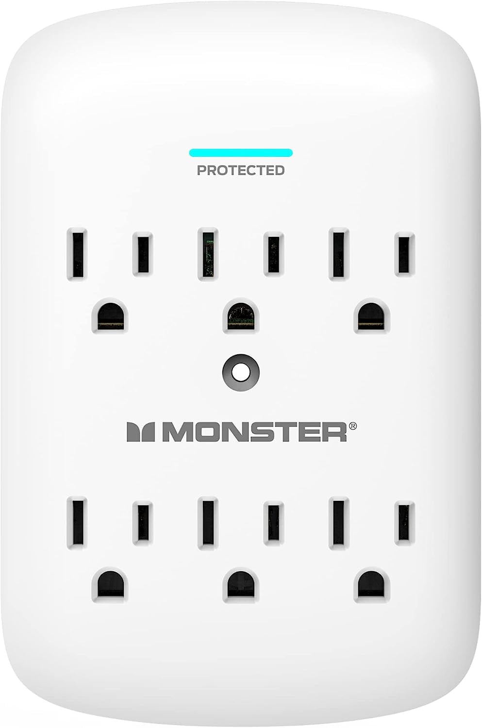 Monster Wall Tap Plug 6-Outlet Extender with Outlet Surge Protector for  Home, Travel, Office, Home Appliances, Computers, and Smart Phone Devices – 