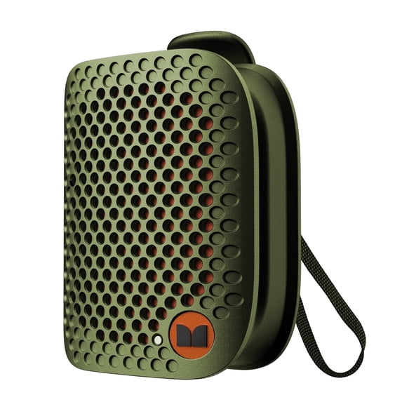 Monster Wearable Clip-On Portable Bluetooth Speaker, Rechargeable Wireless Speaker, Green