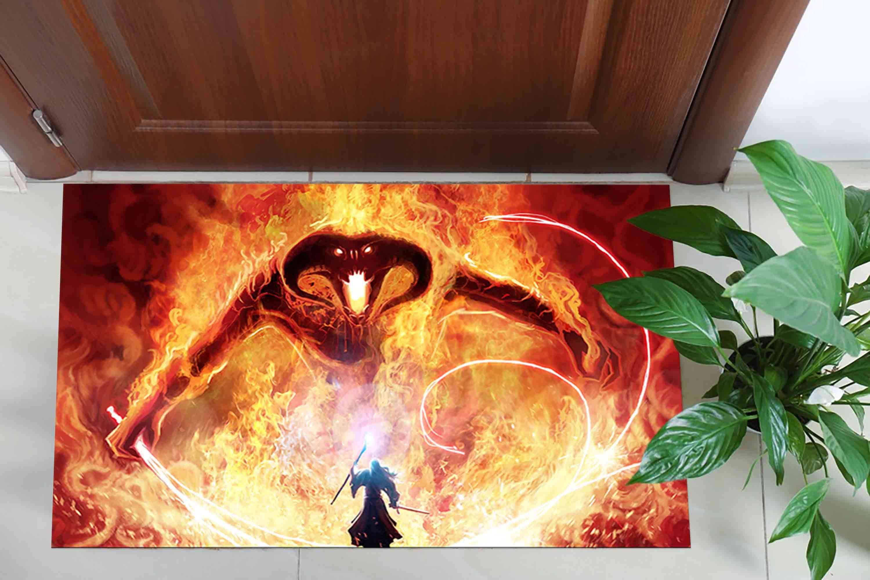 Monster Ink Rug Monster and Wizard Rugs, Man Cave Rug, Famous Movie Rugs, Modern Rug ...
