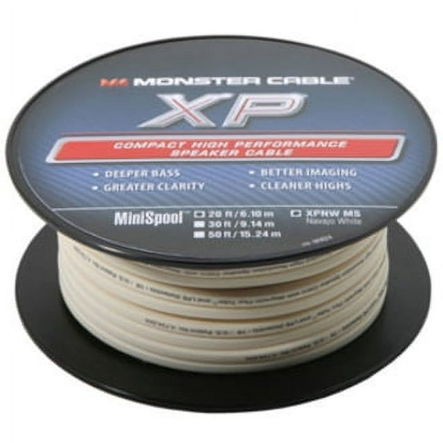 Monster XP Compact High Performance Speaker Cable MKII 20 ft. Mini Spool