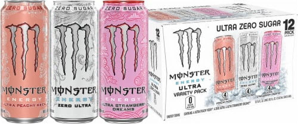 2X - Monster Zero Sugar Ultra Energy Drink Variety Pack Cans