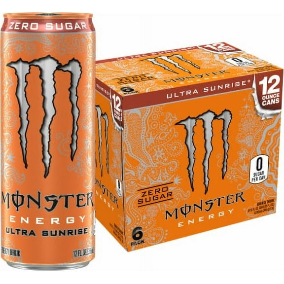 Monster Zero Sugar Ultra Sunrise Energy Drink Multipack Cans