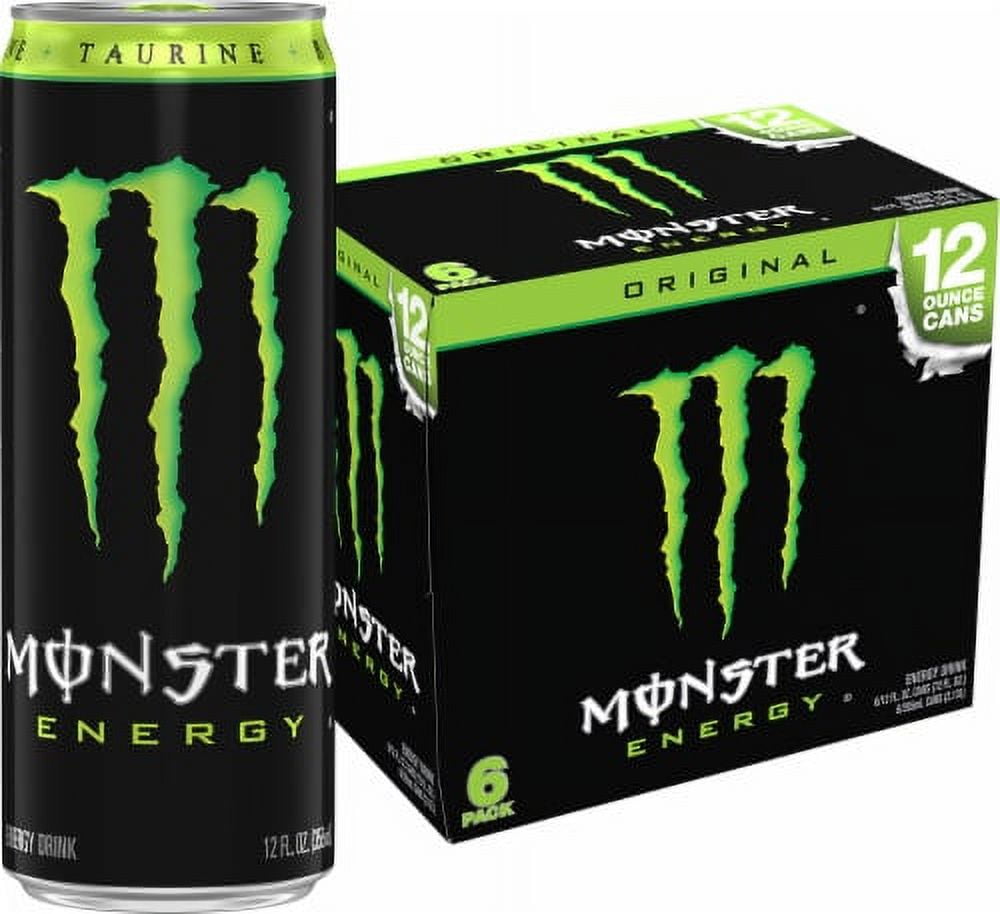 Monster Original Energy Drink - 12 fl oz - 6 pk