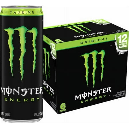 Monster Original Energy Drink - 12 fl oz - 6 pk