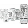 thumbnail image 1 of Monster Zero Sugar Zero Ultra Energy Drink Multipack Cans 12 pk / 16 fl oz, 1 of 1