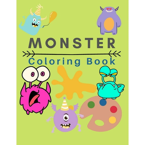 Monster coloring book (Paperback)
