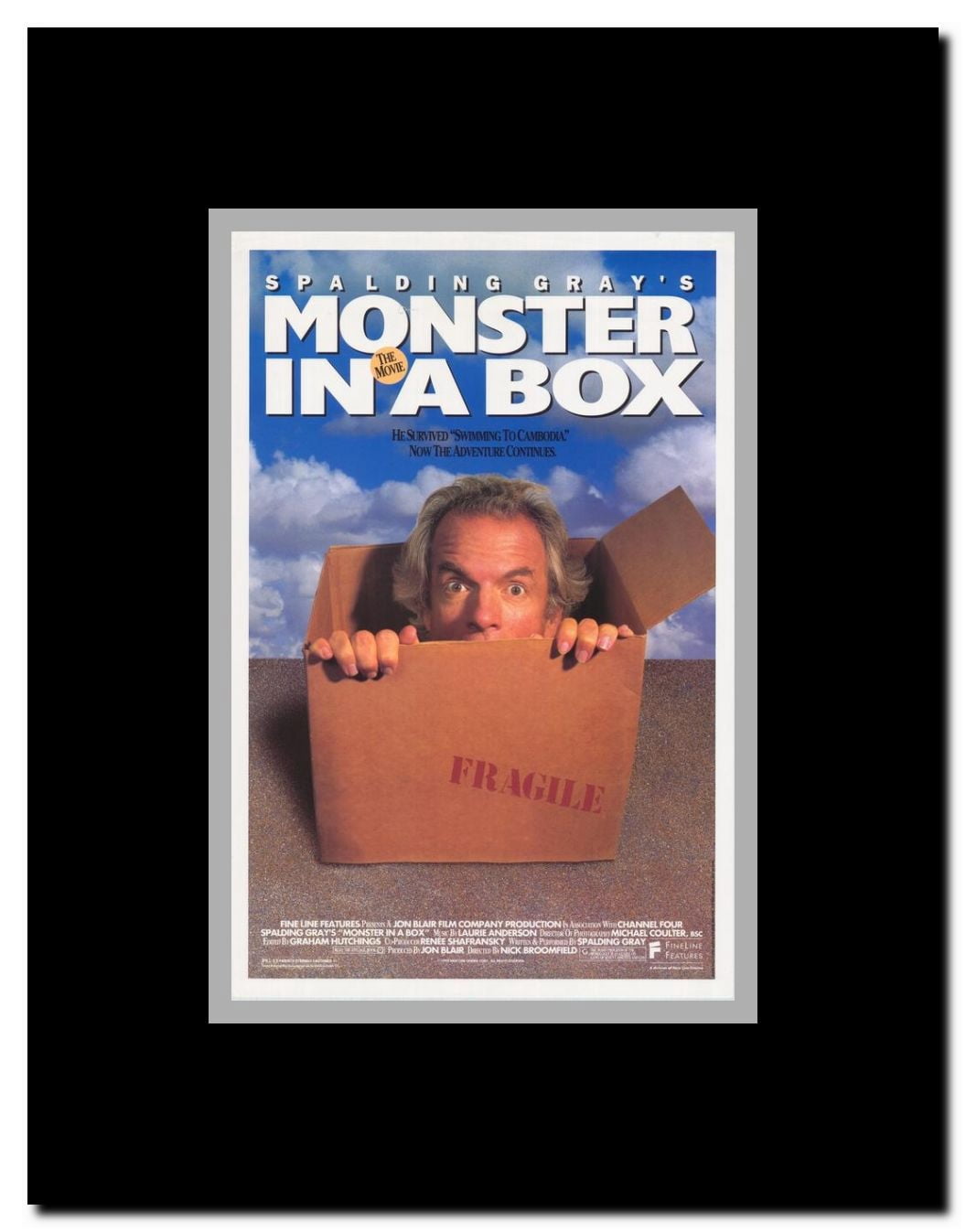 Monster in a Box Framed Movie Poster