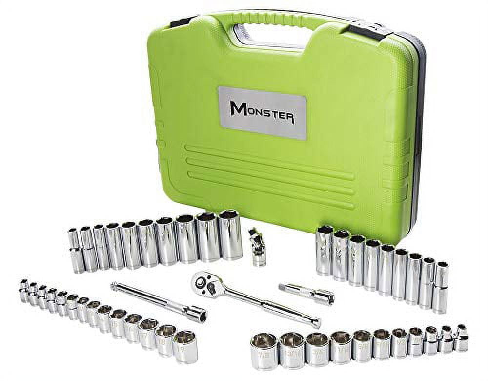 Monster tools 97048 Monster Mobile 48piece 3/8 In. Sae And Metric