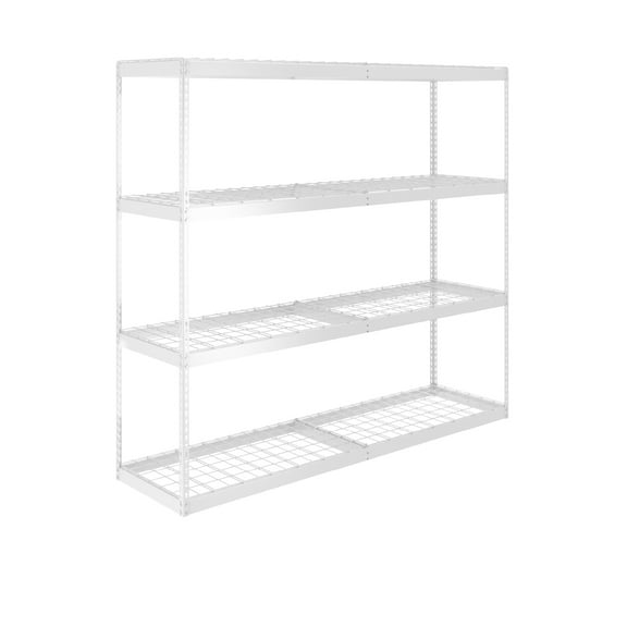 MonsterRAX 24" x 92" x 84" Garage Shelving Rack - White