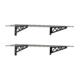 thumbnail image 1 of MonsterRAX Steel Wall Mounted Shelf - 18" D x 48" L - 500 lb Weight Capacity (Set of 2), 1 of 5
