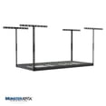 thumbnail image 1 of MonsterRax 2'x8' Overhead Garage Storage Rack Holds 350 Pounds, Hammertone, 1 of 5