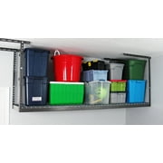 MonsterRax 2x8 Overhead Storage Rack - Hammertone - 12" - 21" Drop Down