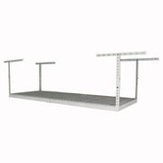 MonsterRax 3' x 8' Overhead Garage Storage Rack Holds 450 Pounds, White