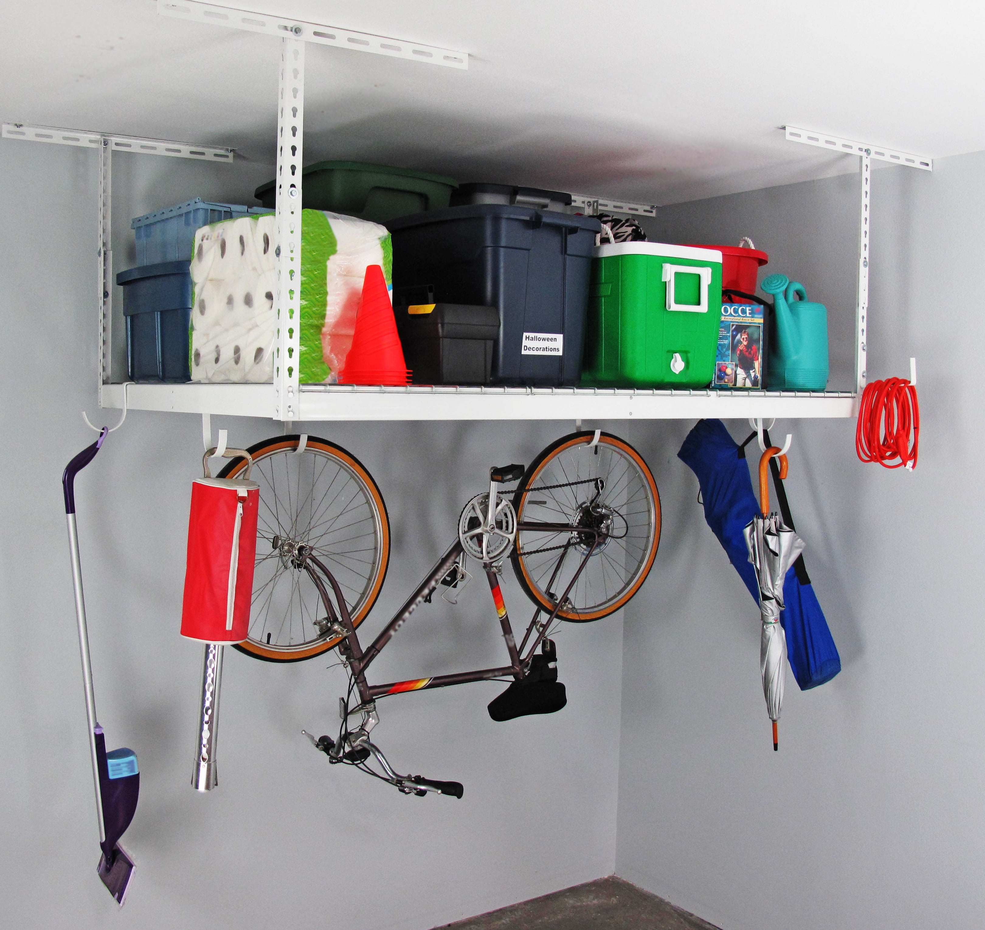 MonsterRax 4x6 Overhead Ceiling Storage Rack - 500lb Capacity ...