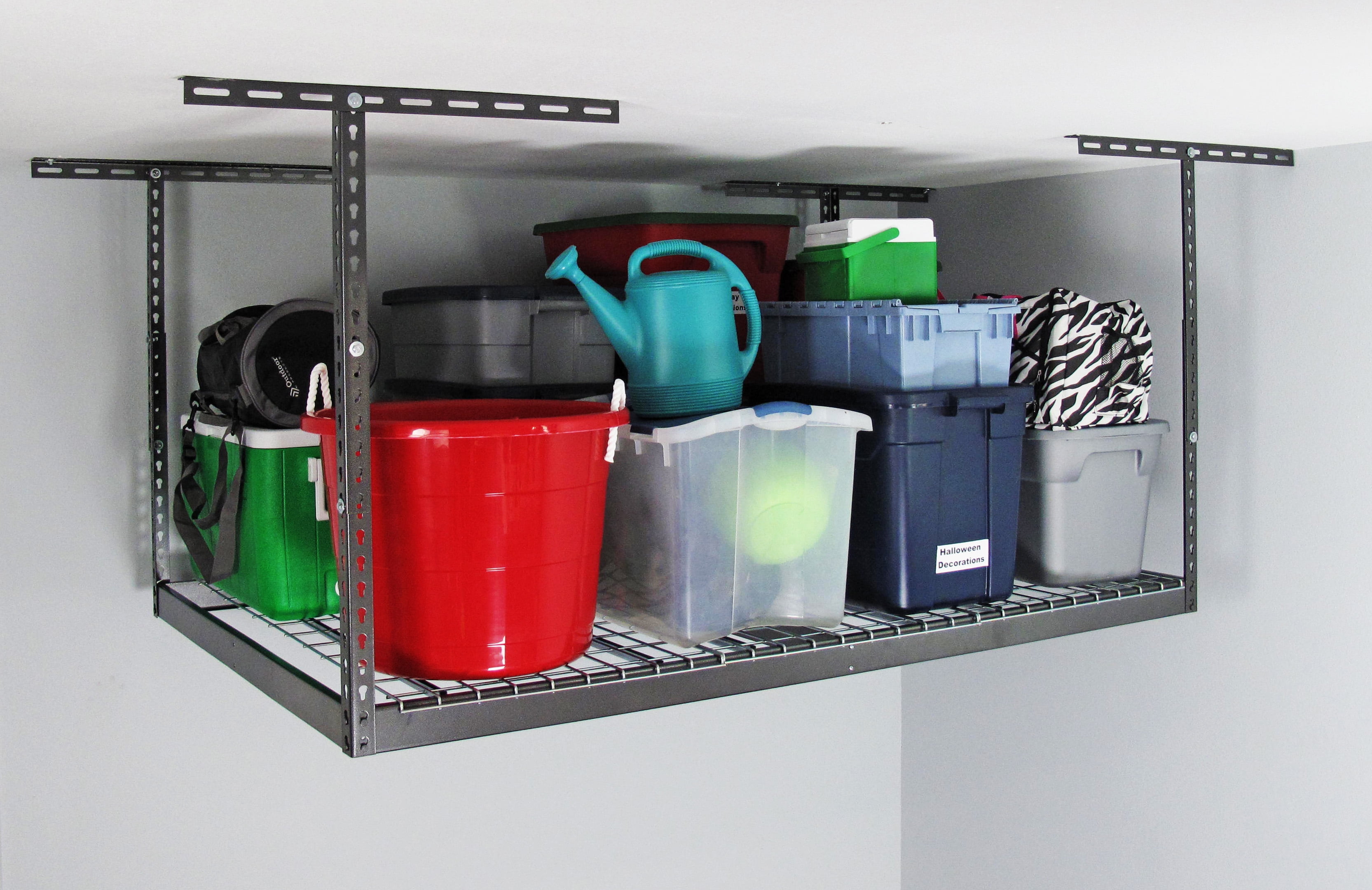 Overhung Racks MonsterRax 4x6 Overhead Storage Rack - Hammertone - 18