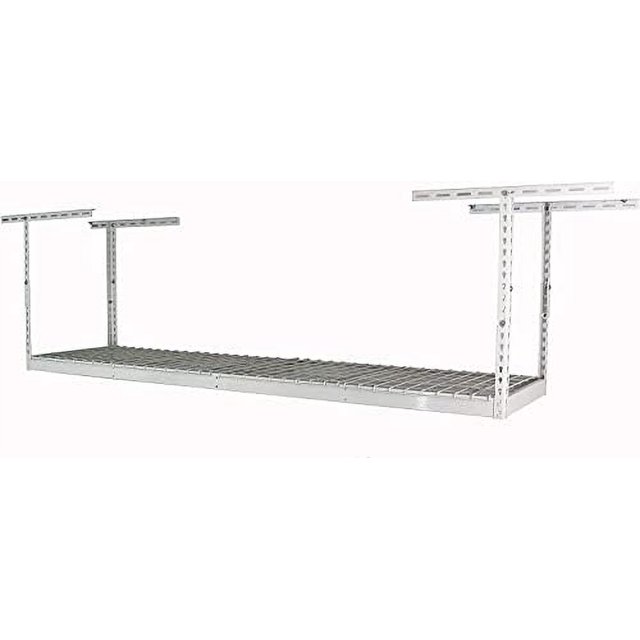 MonsterRax Overhead Garage Rack 2x8 Ceiling Mounted Shelving Adjustable