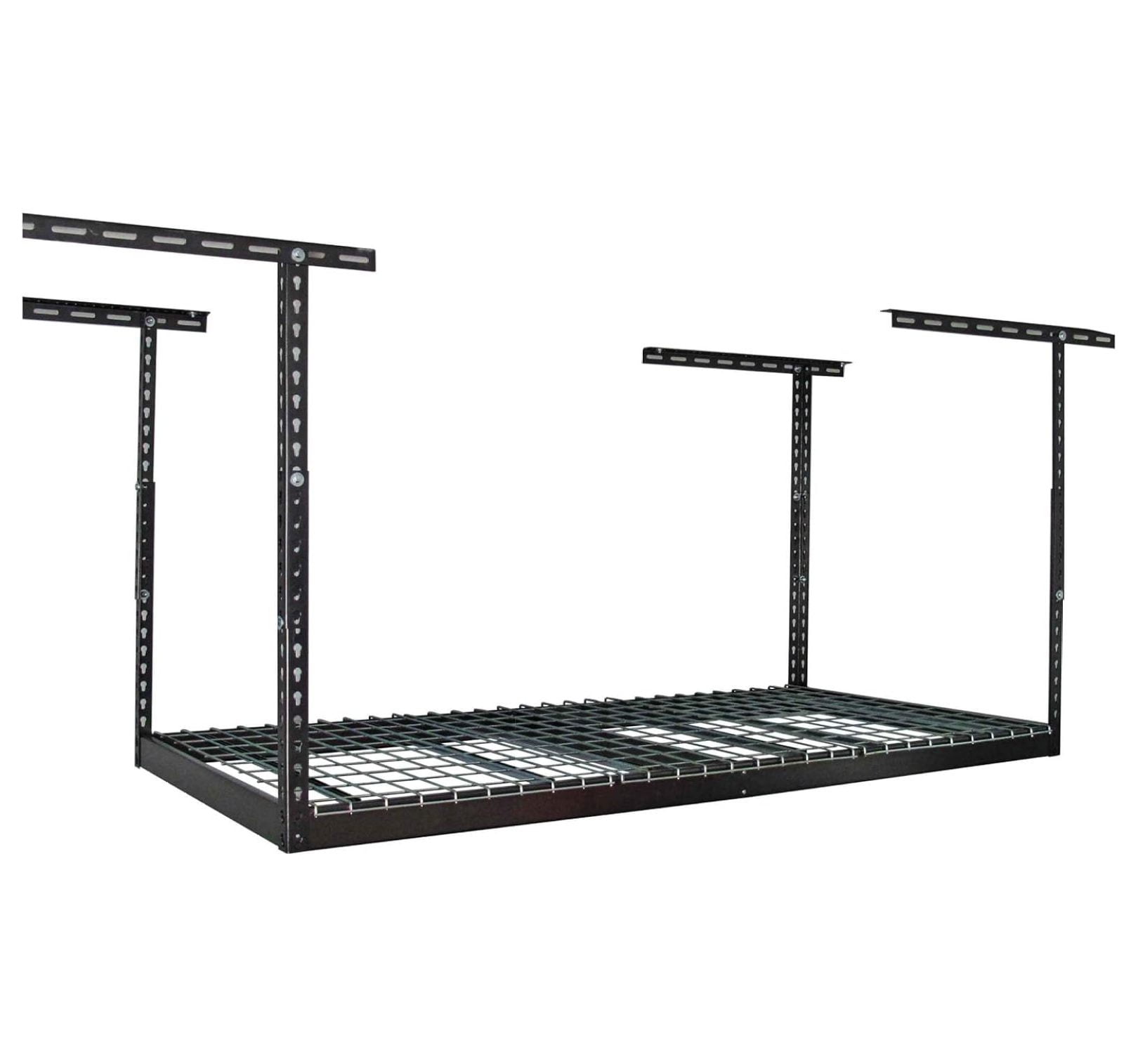 MonsterRax Overhead Garage Storage Rack Heavy Duty Racks for Garage with 400 lb Capacity, Easy