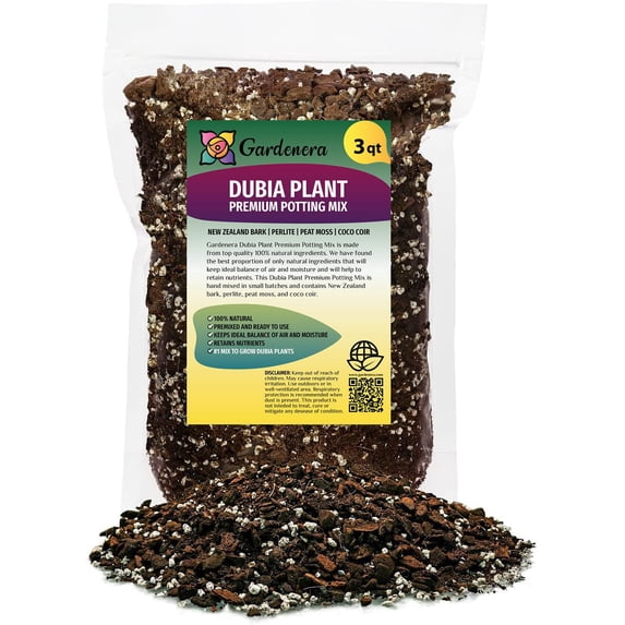 Monstera Dubia Plant Potting Soil - Expertly Crafted for Optimal Nutrient Absorption - 3 Quart