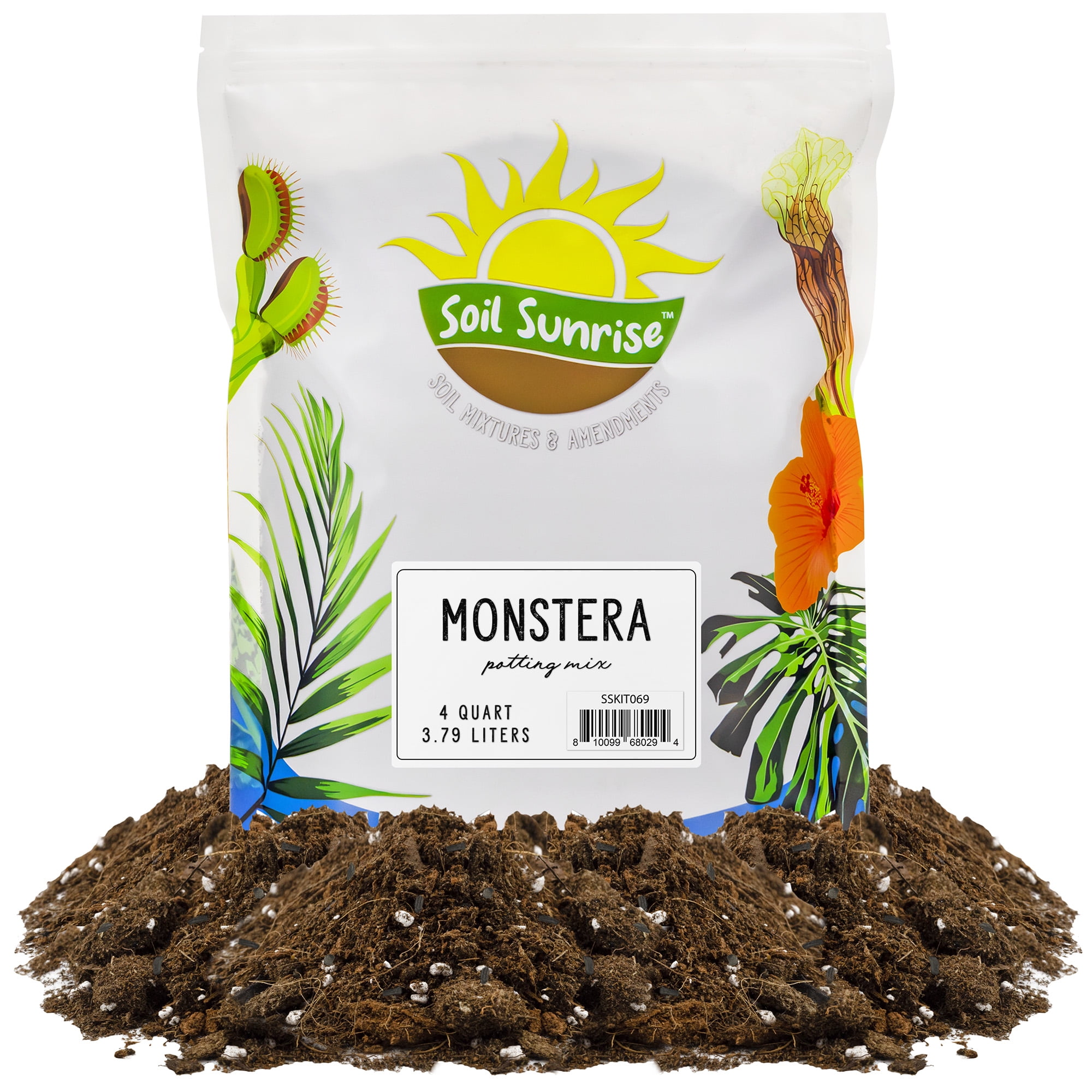 Soil Sunrise Organic Indoor House Monstera Potting Mix, Custom