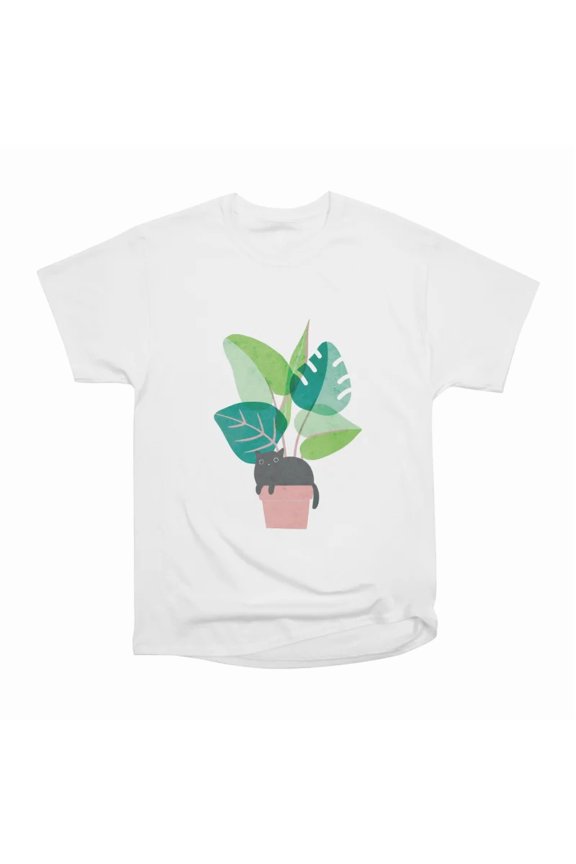 Monstera Kitty T-Shirt Tee Gift For Him Merch For Her Apparel For Friend