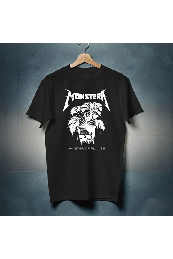 Monstera, Master of Plants Metal Logo - Heavyweight Unisex Crewneck T-shirt U076-TH42520