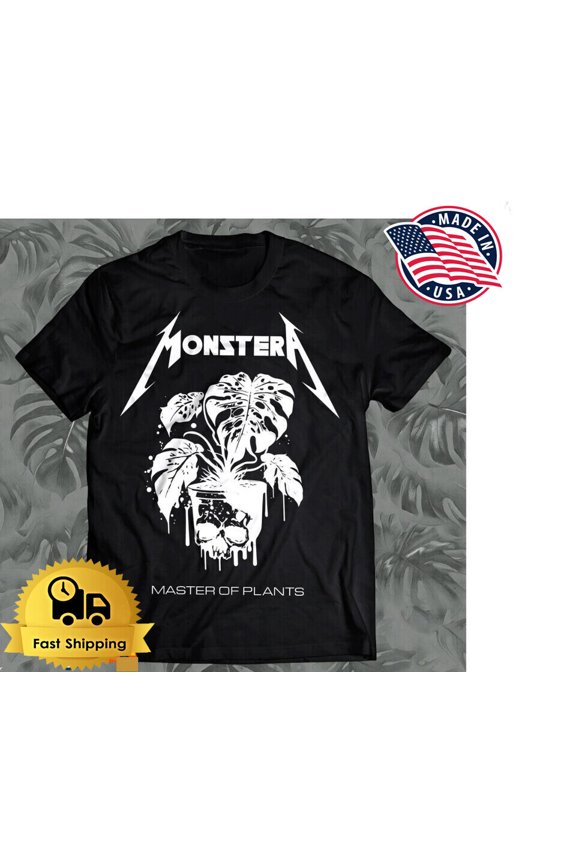 Monstera, Master of Plants Metal Logo - Heavyweight Unisex Crewneck T-shirt U076