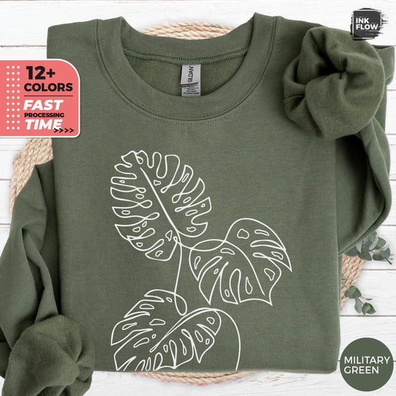 Monstera Sweatshirt, Gardener Sweatshirt, Plants Shirt, Plants Lover Hoodie, Botanical Gift, Gardening Sweater, Monstera Lover Tee TSHIRT All Size S-5XL