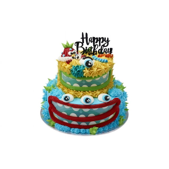 Monsters 2 Tier Cake