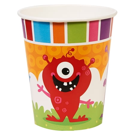 Monsters 9oz Paper Cups, 8pk