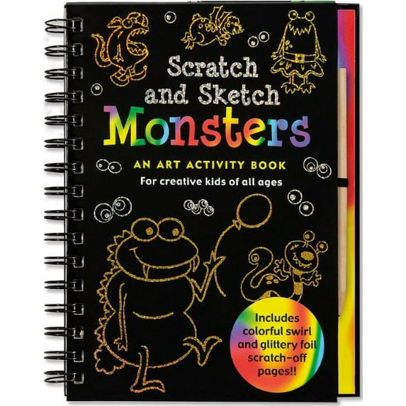 Pre-Owned Monsters: An Art Activity Book for Creative Kids of All Ages (Scratch and Sketch) Paperback