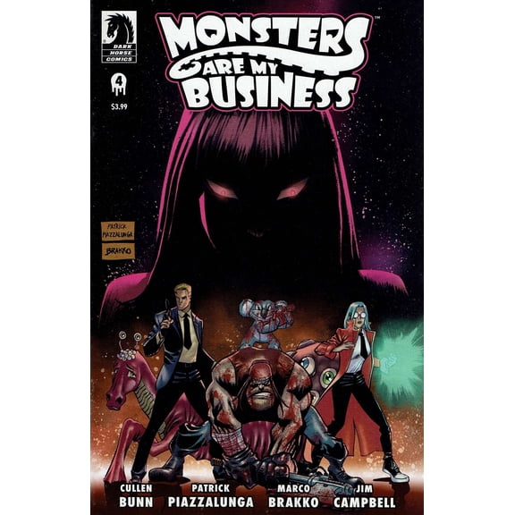 Monsters Are My Business #4 VF ; Dark Horse Comic Book