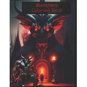 Monsters Coloring Book Paperback