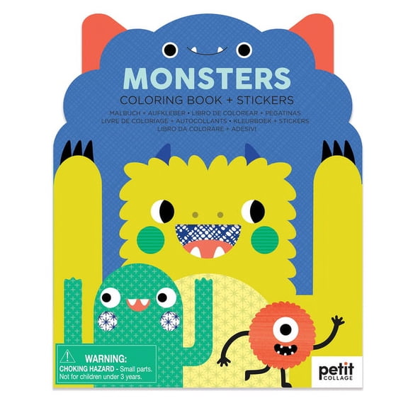 Monsters Coloring Book and Stickers (Other)