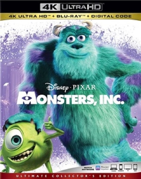 Monsters, Inc. (4K Ultra HD + Blu-ray + Digital Code)