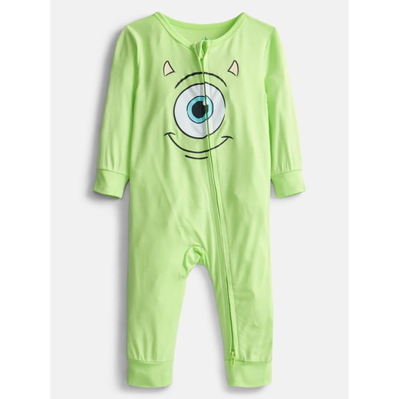 Monsters Inc. Baby Boys Cozy Cosplay Coverall, Sizes 0/3M-24M