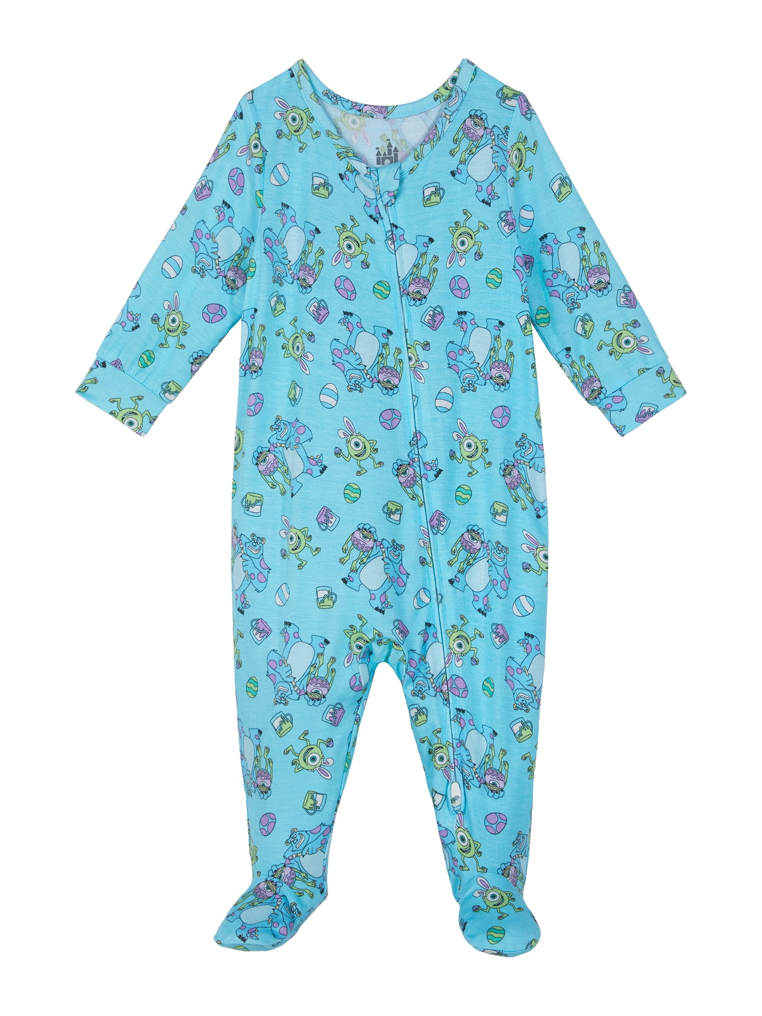 Monsters Inc Baby OnePiece Footed Blanket Sleeper, Sizes NB