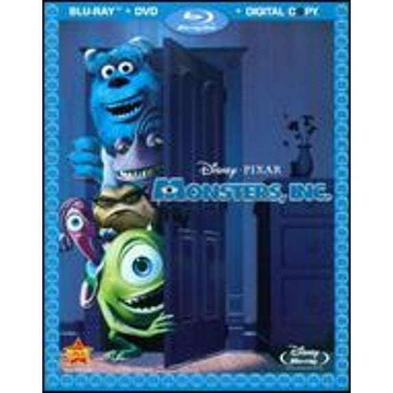 Monsters, Inc. (Blu-ray/DVD/Digital, 4-Disc Set) NEW