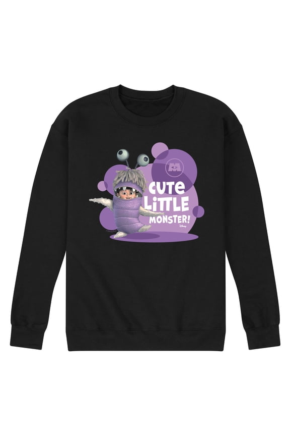 Monsters Inc. - Boo Cute Little Monster - Men's Crew Neck Fleece Pullover