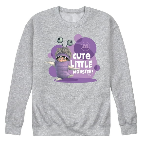 Monsters Inc. - Boo Cute Little Monster  - Men's Crew Neck Fleece Pullover