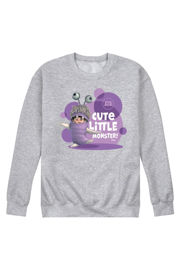 Monsters Inc. - Boo Cute Little Monster - Men's Crew Neck Fleece Pullover