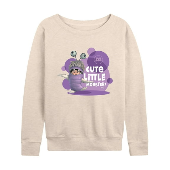 Monsters Inc. - Boo Cute Little Monster  - Women's Lightweight French Terry Long Sleeve Shirt
