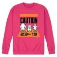 thumbnail image 1 of Monsters Inc. - Caution 2319  - Men's Crew Neck Fleece Pullover, 1 of 4