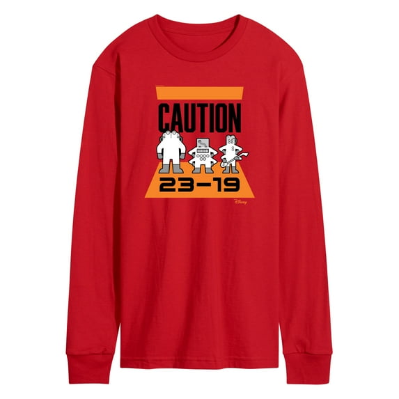 Monsters Inc. - Caution 2319 - Men's Long Sleeve T-Shirt