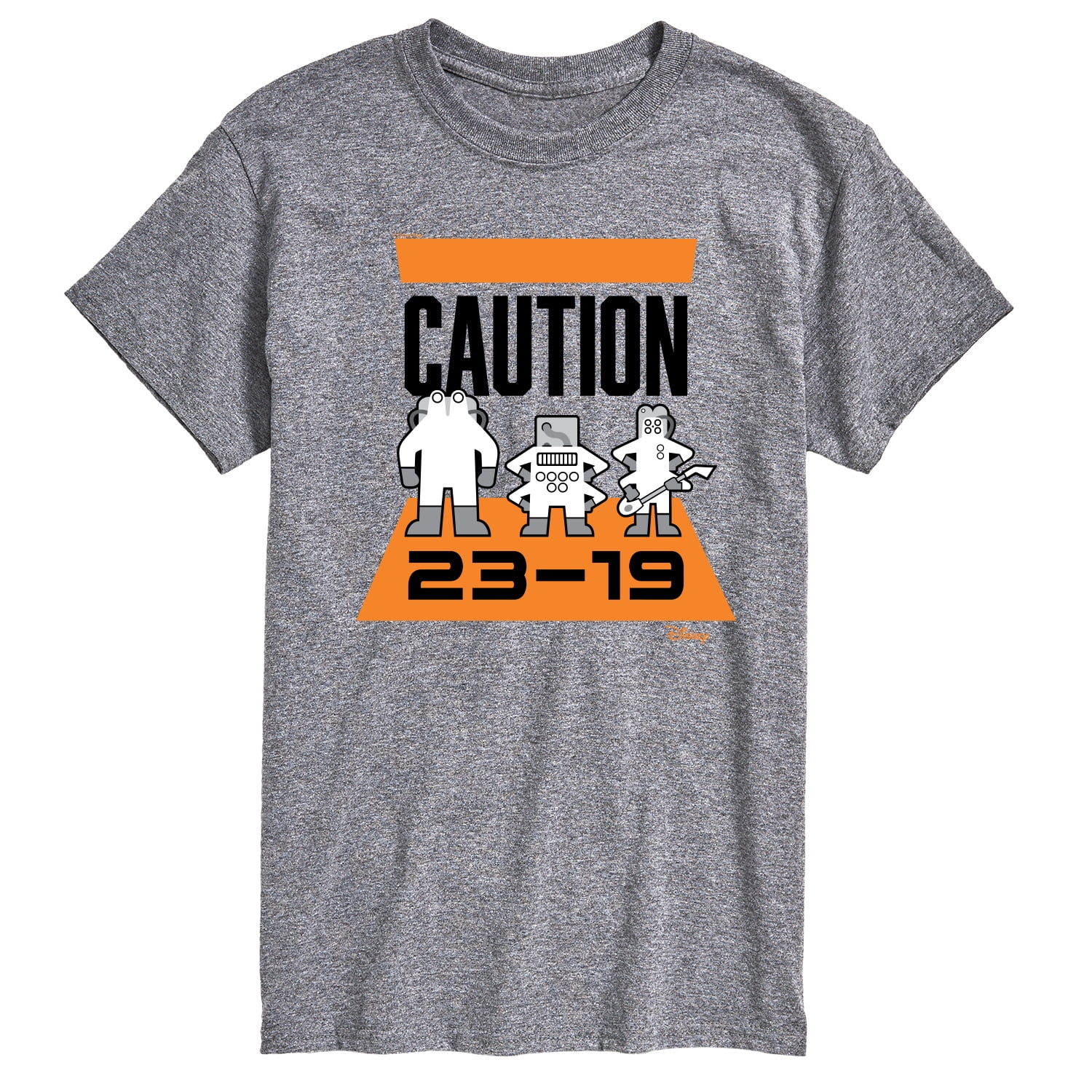 Monsters Inc. - Caution 2319 - Men's Short Sleeve Graphic T-Shirt ...
