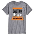 thumbnail image 1 of Monsters Inc. - Caution 2319  - Men's Short Sleeve Graphic T-Shirt, 1 of 5