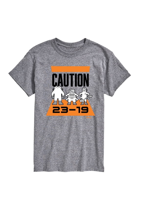 Monsters Inc. - Caution 2319 - Men's Short Sleeve Graphic T-Shirt
