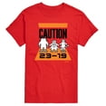 thumbnail image 1 of Monsters Inc. - Caution 2319  - Men's Short Sleeve Graphic T-Shirt, 1 of 5