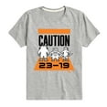thumbnail image 1 of Monsters Inc. - Caution 2319 - Toddler & Youth Short Sleeve Graphic T-Shirt, 1 of 5