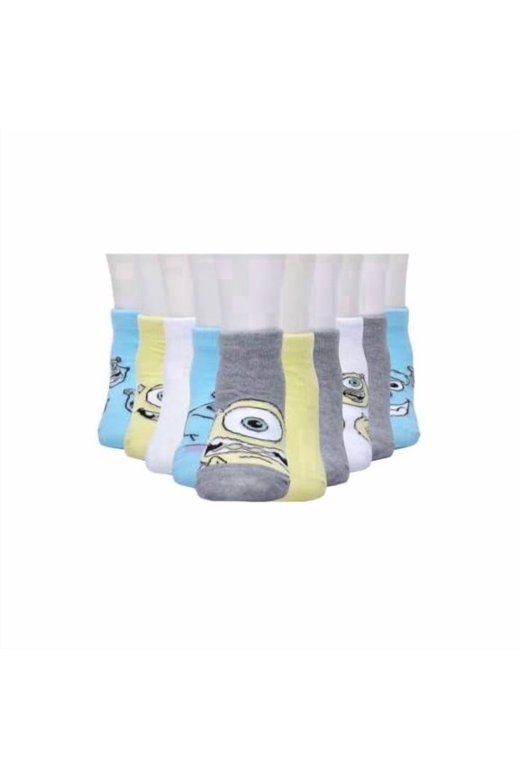 Character Ankle Socks, 10-pack, 12/24M
