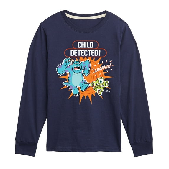 Monsters Inc. - Child Detected - Toddler & Youth Long Sleeve Graphic T-Shirt